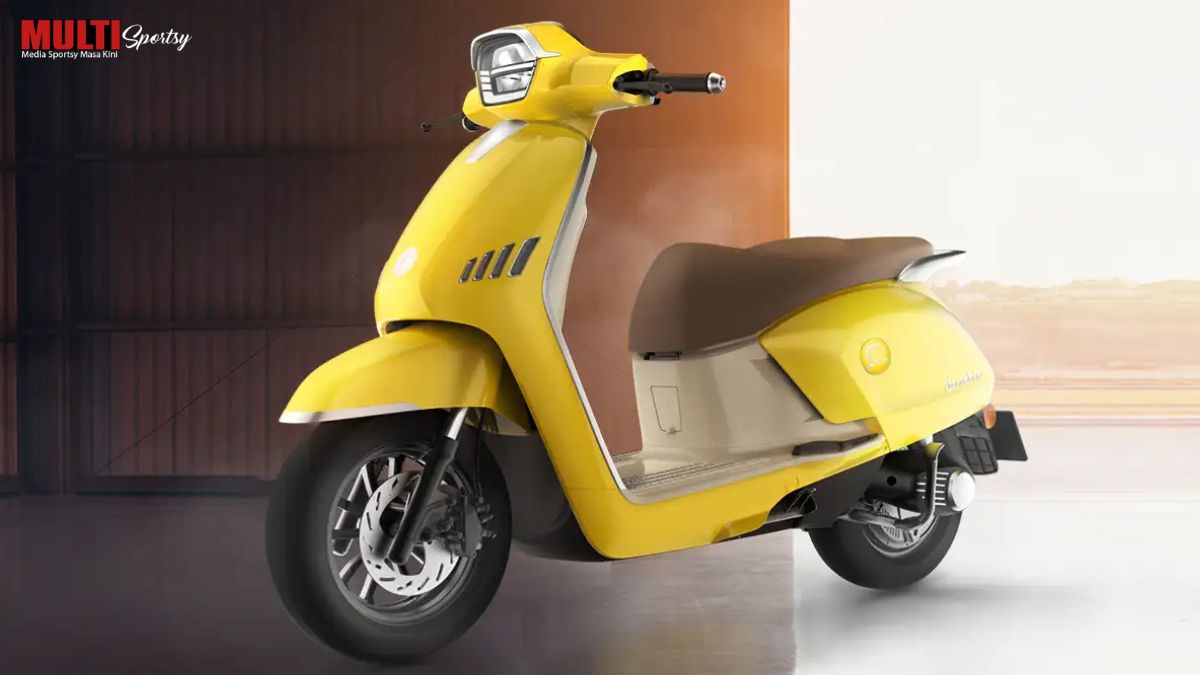 sepeda listrik mirip Vespa