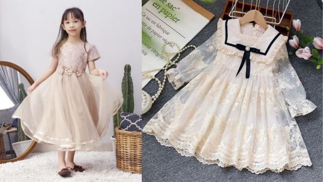 model baju pesta anak brokat