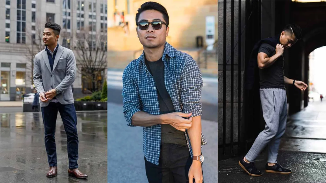 inspirasi outfit santai pria